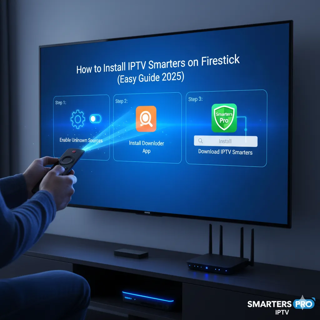 How to Install IPTV Smarters on Firestick (Easy Guide 2025)